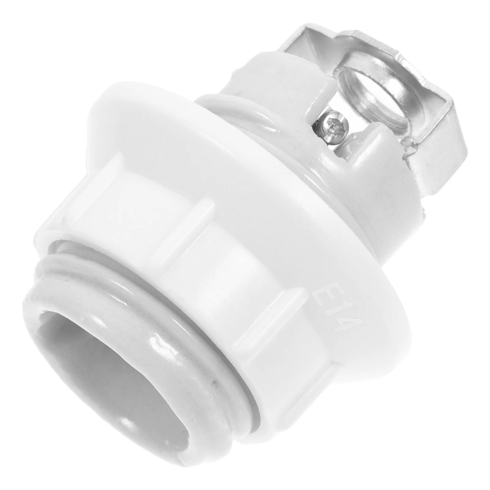 

E14 Ceramic Lamp Holder Socket White Bulb Base For Chandelier Ceiling Fan Wall Sconce Replacement Diy Lighting Fixture