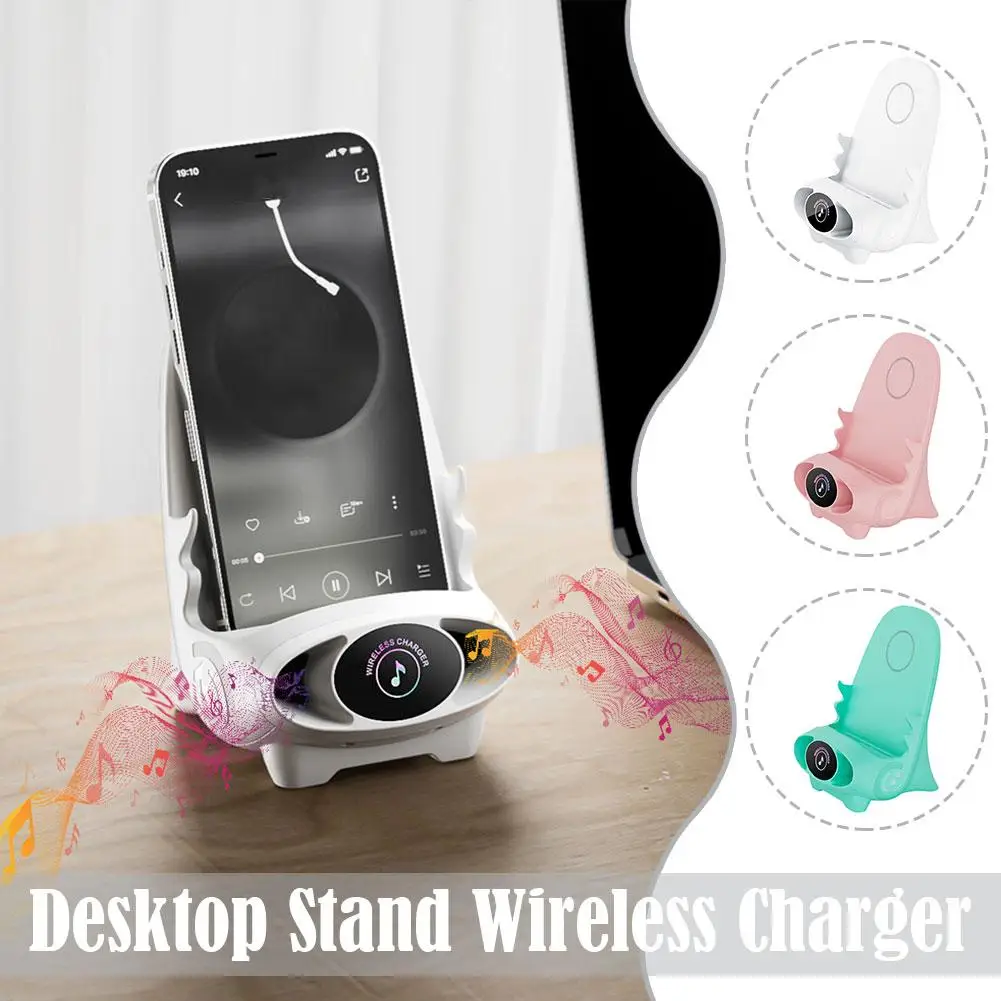 Desktop Stand Wireless Charger With Aromatherapy Suitable For With Magnetic Suction And Amplification Port Wire K5o6