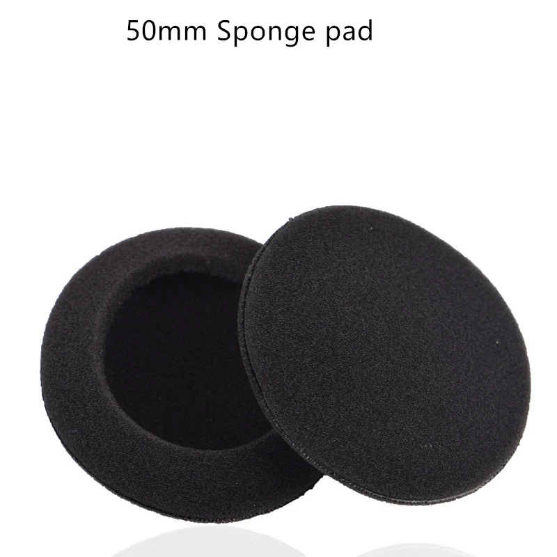 50mm Ear Pads for Logitech H330 H340  H111 H51 PX100 PX200 Earmuffs Sponge Cover USB PC Earphone Earpads Replacement Accessories