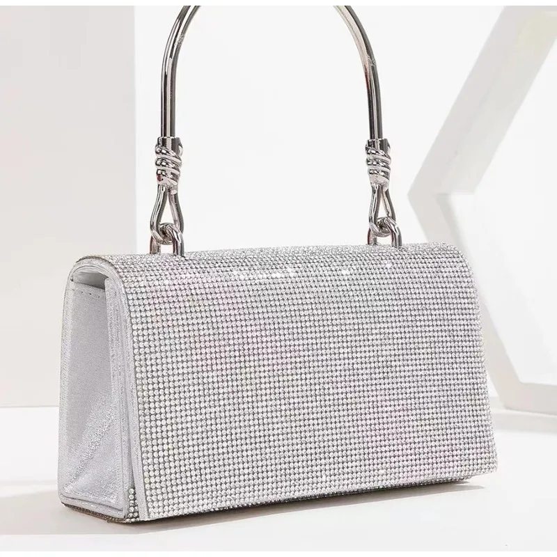 Sacs à main de luxe Diamond Shining pour femmes, sac à bandoulière décontracté, messager polyvalent, haute qualité, proximité, Y2K, initié, nouveau