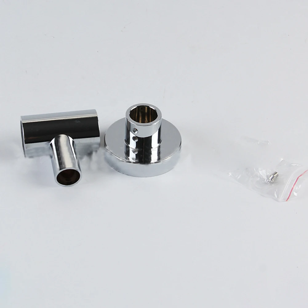 25mm Fixed Seat For Shower Pipe ABS Wall Rod Bracket Shower Fitting Holder Bathroom Accessory For Different Bathroom Setups