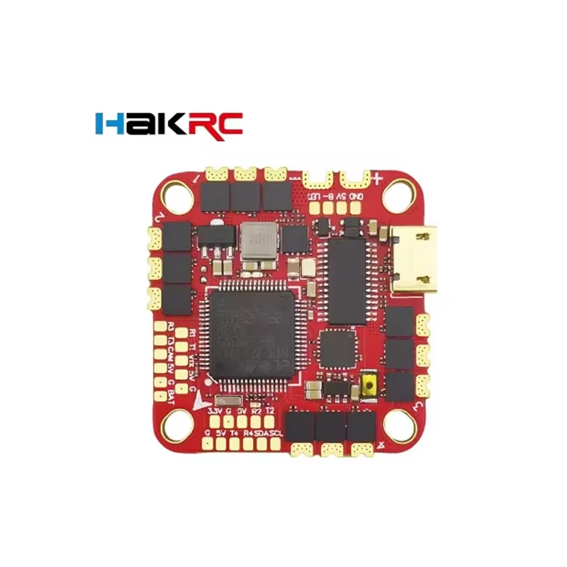 

HAKRC F722 40A AIO Dual USB Flight Control 4IN1 BLHELI_ S ESC 2-6S 25.5x25.5mm For HD VTX CADDX CRSF FPV Racing Drone