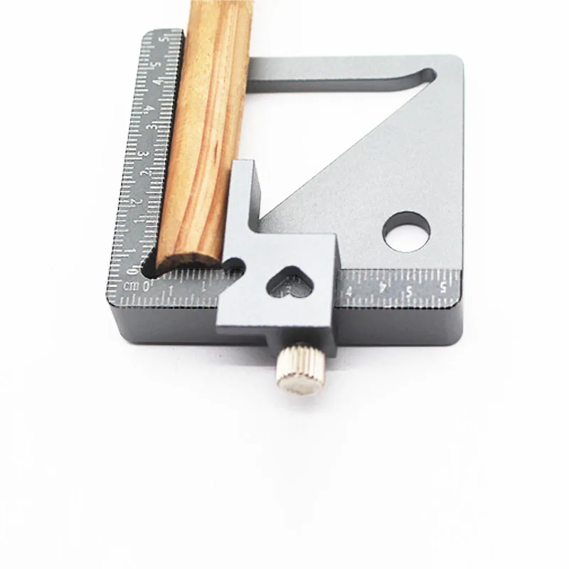 Height Gauge Depth Aluminum Alloy DIY Woodworking Tablesaw Height Measurement Tool