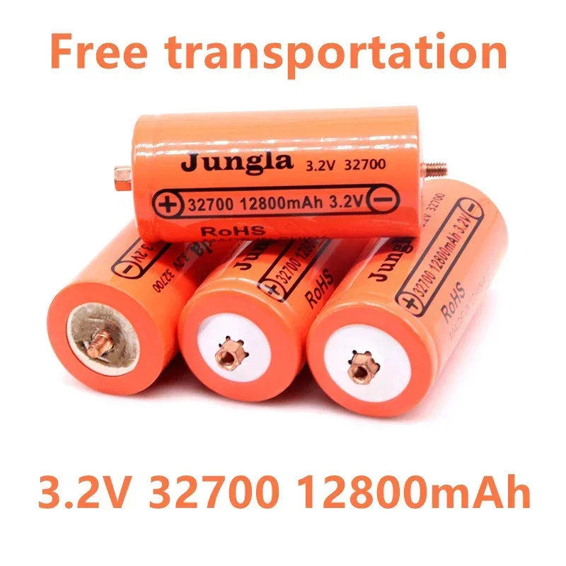 10PCS 100%Genuine 32700 12800mAh 3.2V lifepo4 Rechargeable Battery Professional Lithium Iron Phosphate Power Battery with screw