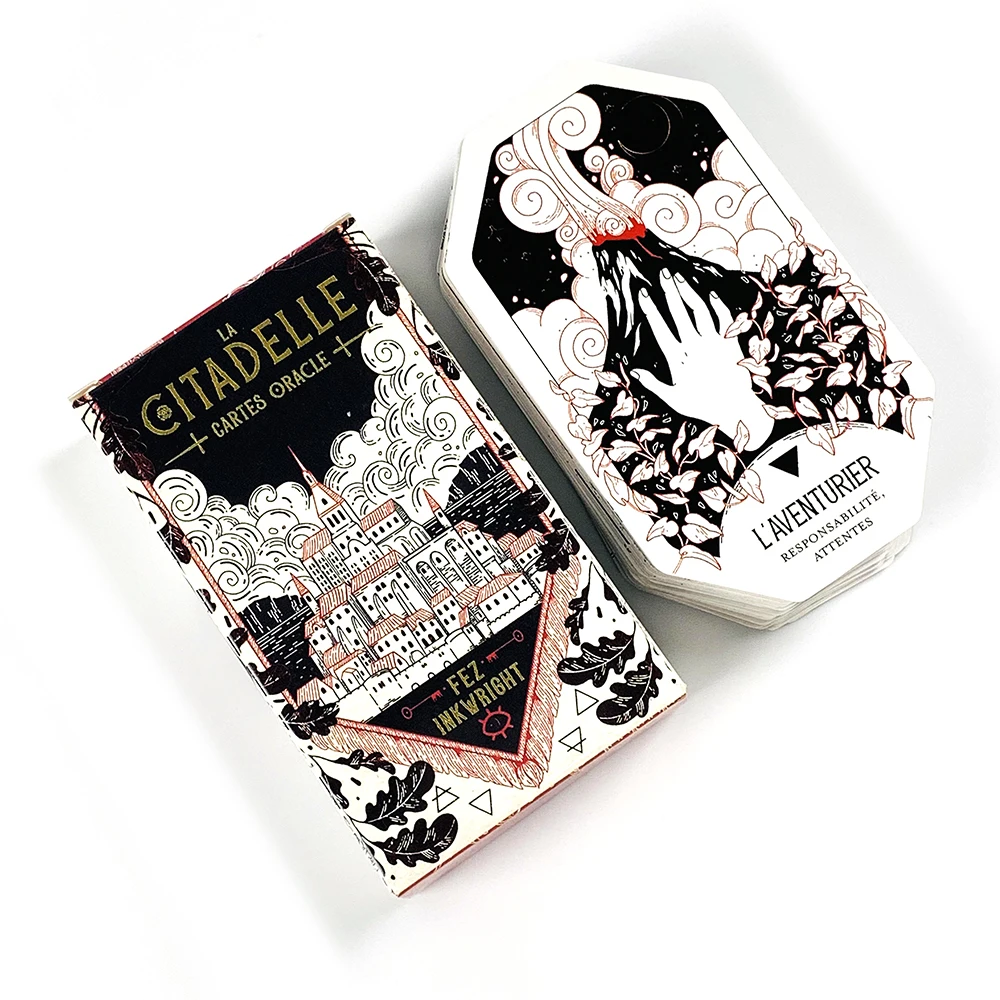 The Citadel A Fantasy Oracle Cards A 60 Octagonal Design Deck French Version Fortune Telling Divination Board Game Cards Game