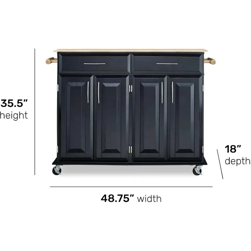 Kitchen Island Table  Storage Cart Homestyles Kitchen Cart with Storage Dolly Madison Storage Rolling Kitchen Cart Furniture