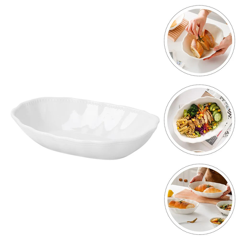

Ceramic Baking Tray Premium Oven Safe for Family Cooking Healthy Non-Stick Easy Clean Kitchen Baking Accessory