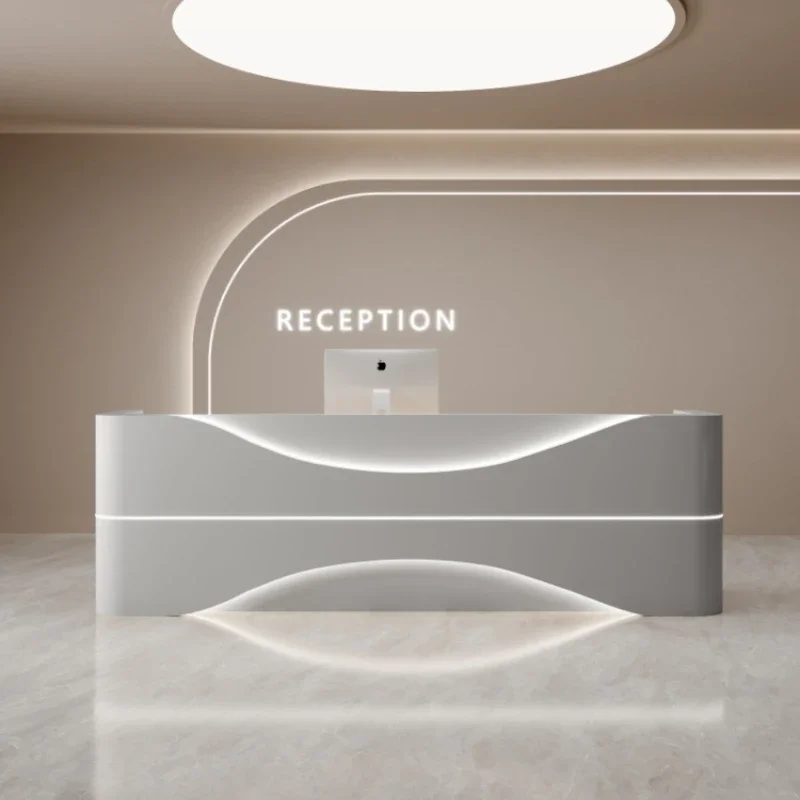 

Входная стойка регистрации для салона красоты подиумная церковная стойка для регистрации в больницах касса администратор роскошная мебель