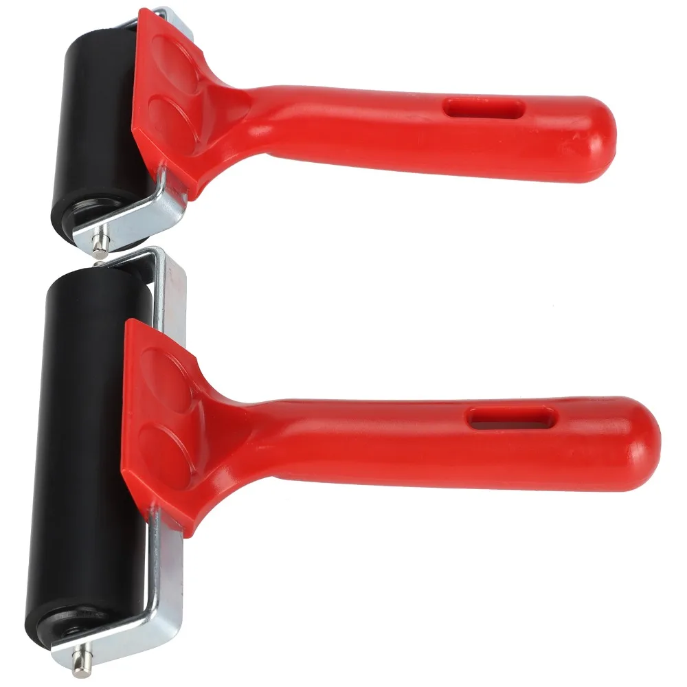 2pcs 6cm 10cm Size Rubber Brayer Roller Rubber Material Non-Slip Surface crystal art Roller Pressure Roller Tool crystal art Art