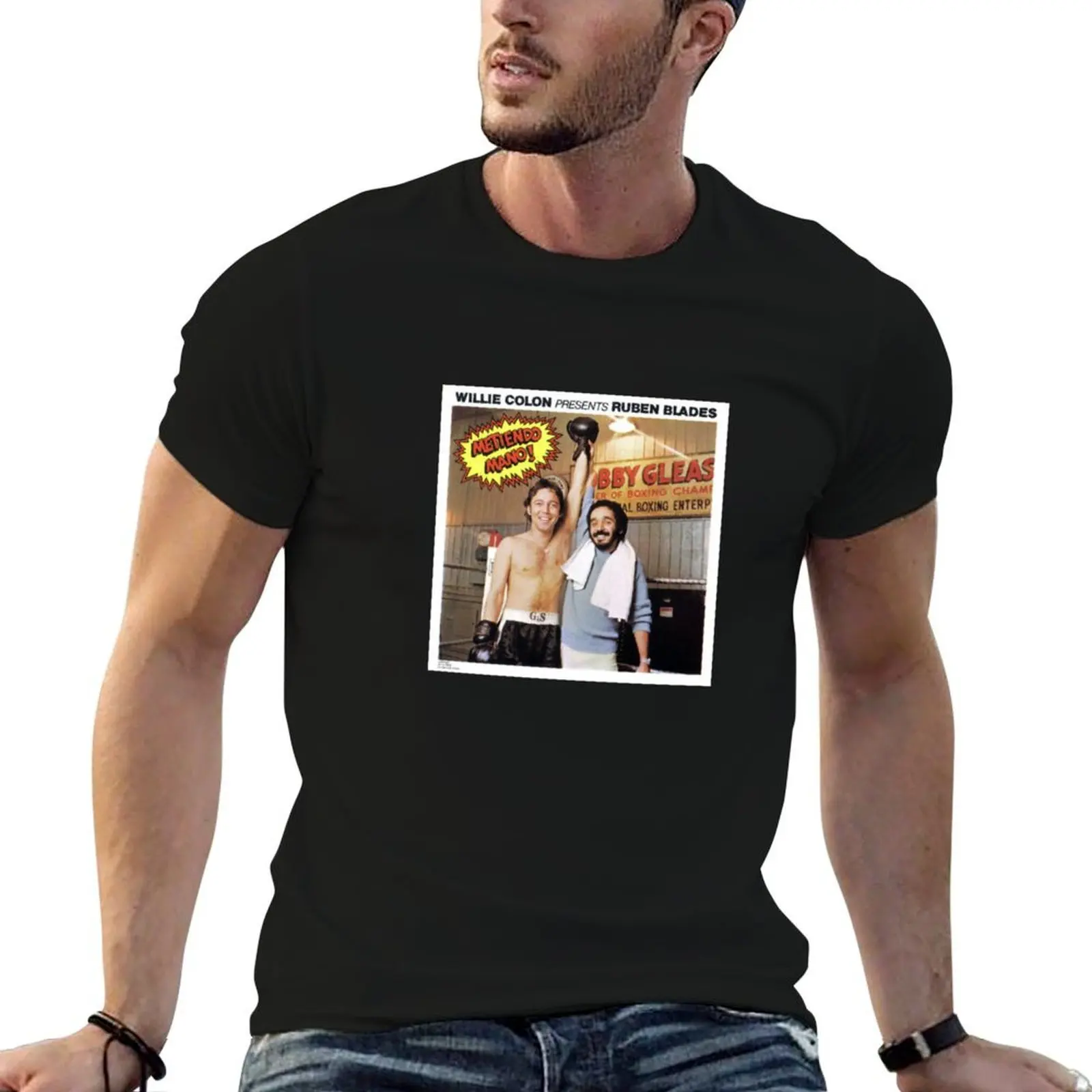 Willie Colon and Ruben Blades T-Shirt man t shirt boys whites anime shirts men