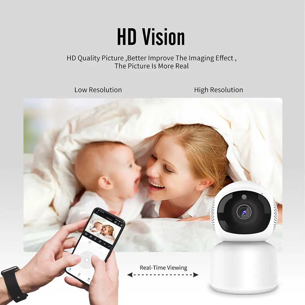 Imagem -06 - Câmera Inteligente 1080p hd 355 Ângulo Wifi Visão Noturna Webcam Vídeo Câmera ip Monitor de Segurança do Bebê para Smartphone Xiaomi App I109