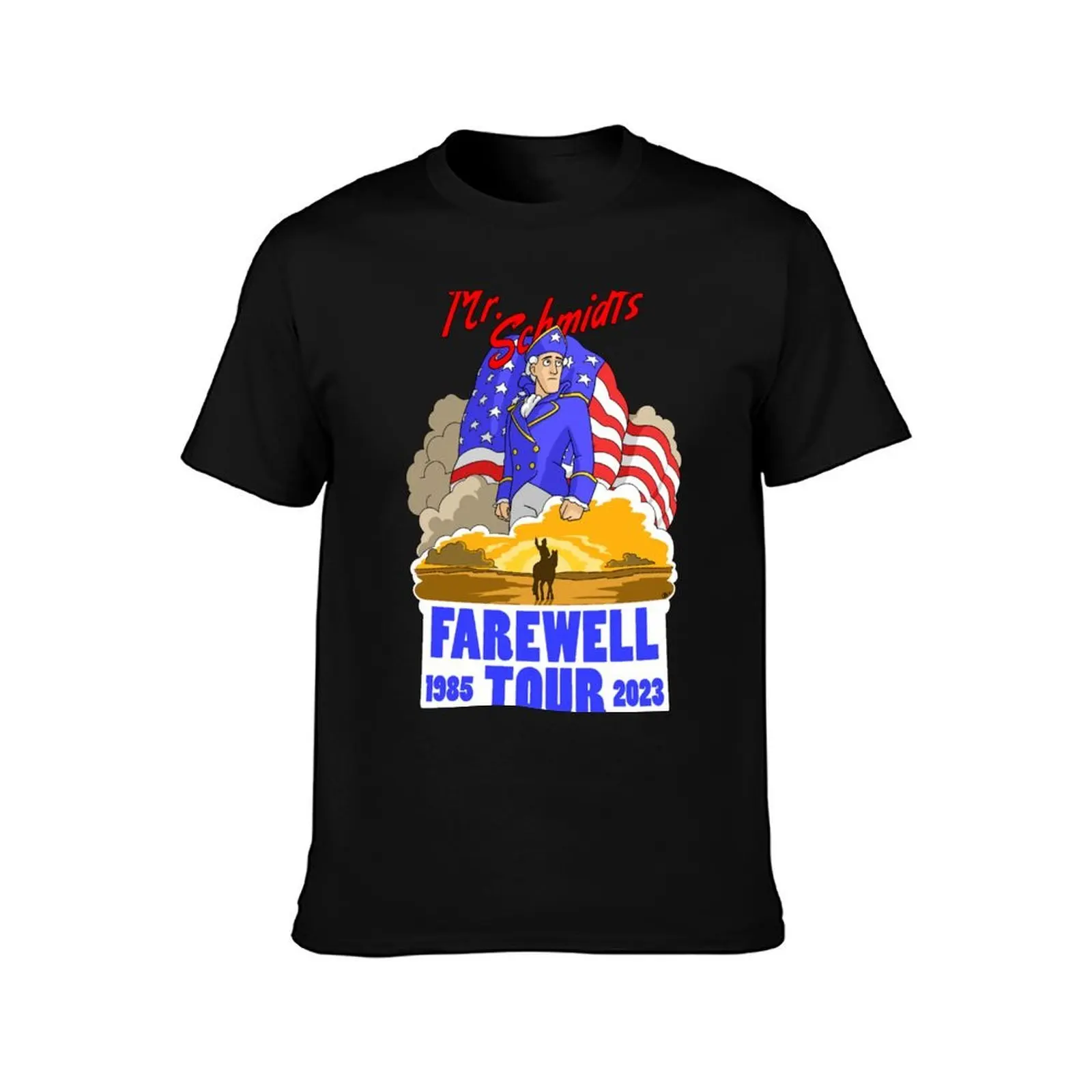 Schmidt Farewell Tour T-Shirt, Summer Casual Cotton Tee, Oversized Streetwear Tops, Vintage Graphic Print, Unisex Men Women