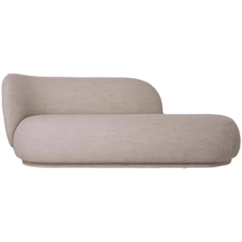 

Nordic light luxury sofa, designer creative hotel bed and breakfast living room balcony sofa, reception curved sofa