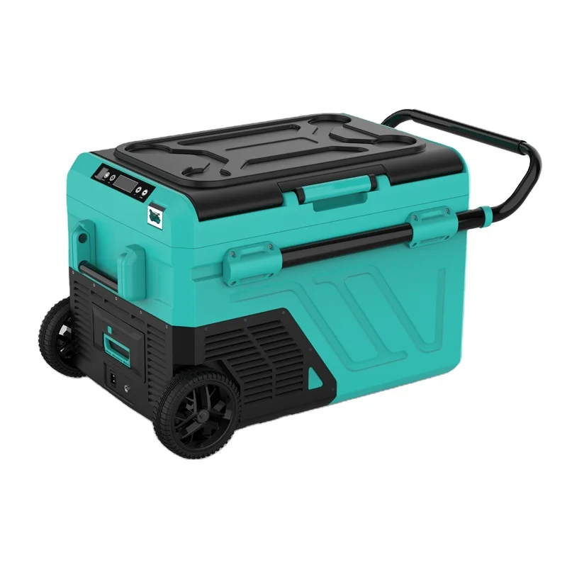Factory 12v 40L Dual Cooling Zone Temperature Control Bluetooth Car Mini Fridge Camping Freezer Compressor Fridge