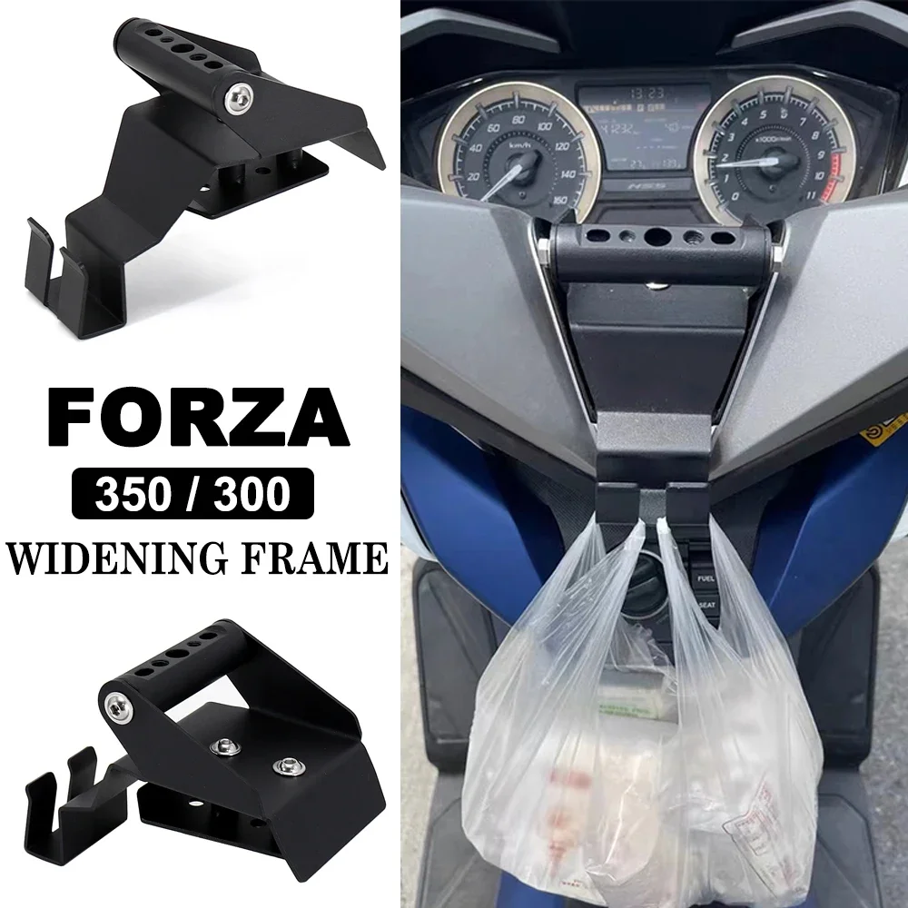 For Honda Forza 350/300 FORZA350 NSS350 Forza300 Motorcycle Accessories Cell Phone GPS Bracket Hook Hangers stainless steel