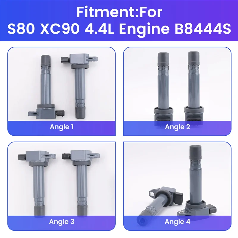 

Новая автоматическая катушка зажигания для двигателя Volvo S80 XC90 4,4 л B8444S 8687939 5C1781 0997000890 автозапчасти-M54K