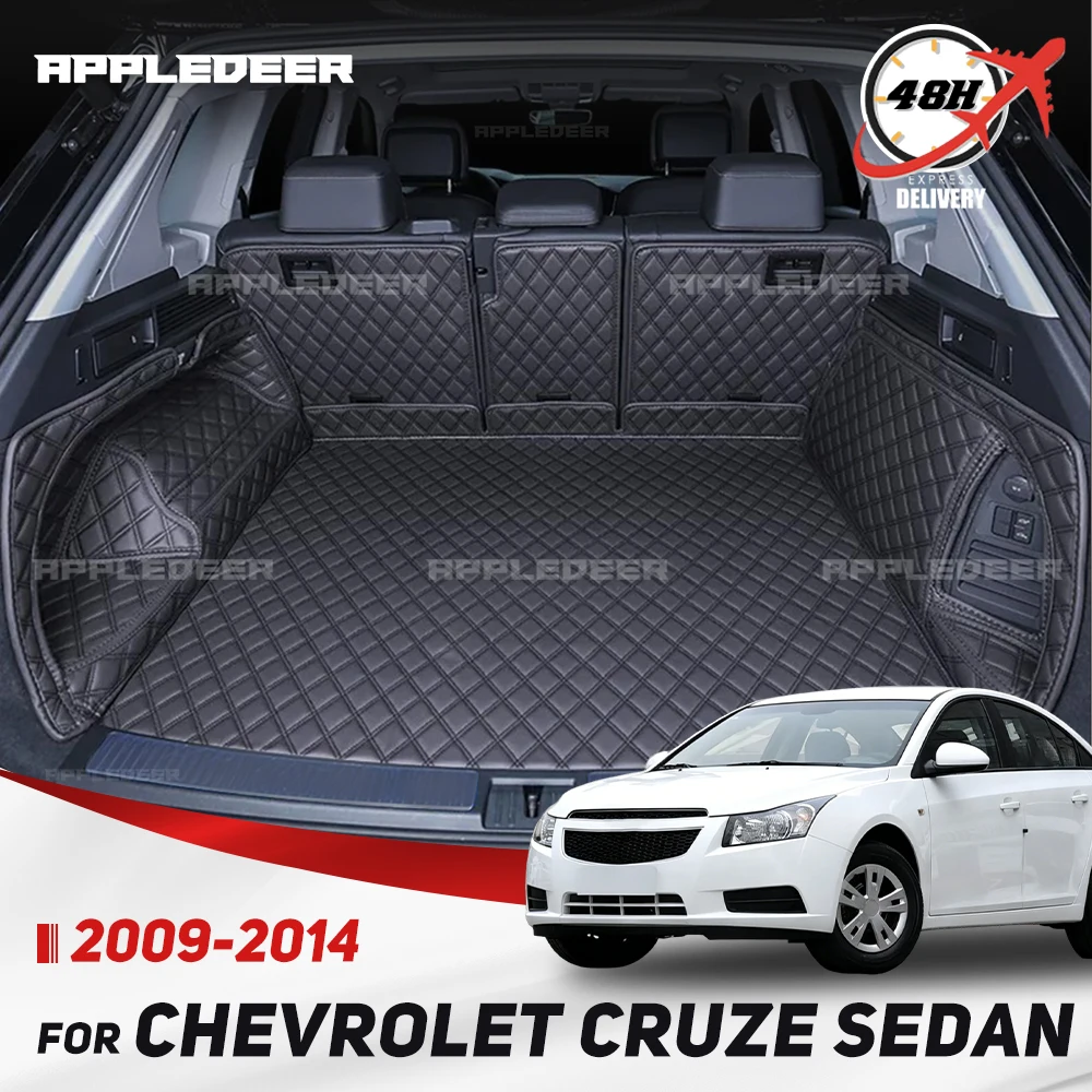 

For Chevrolet Cruze Sedan 2009-2014 2013 2012 Auto Full Coverage Trunk Mat Car Protective Pad Cargo Liner Interior Accessories