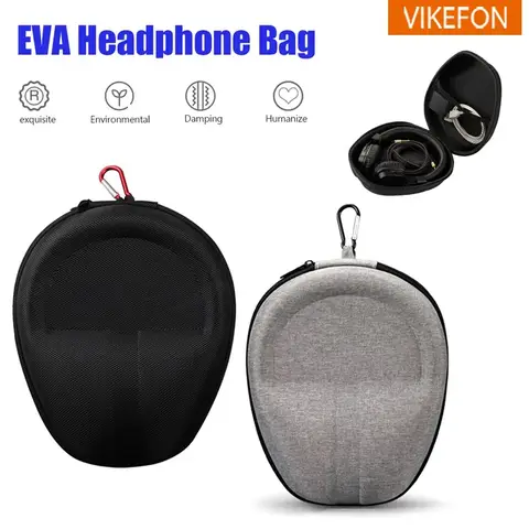 Étui pour écouteurs EVA, coque rigide, boîte de protection pour casque, sac de transport pour écouteurs de voyage pour Xiaomi audio-technica, sac de rangement sans fil