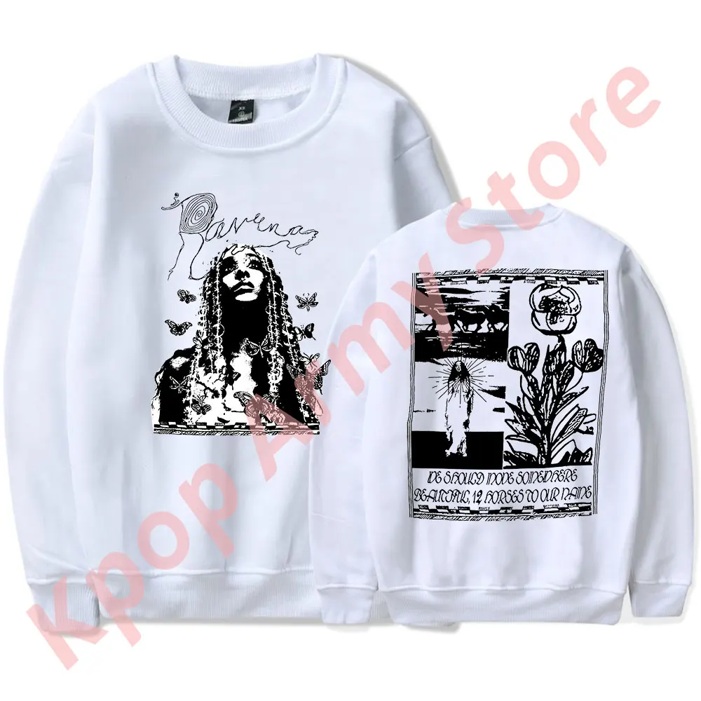 Raveena Move Somewhere Beautiful Merch Crewneck Sweatshirts Cosplay Women Men Fashion Casual Streetwear