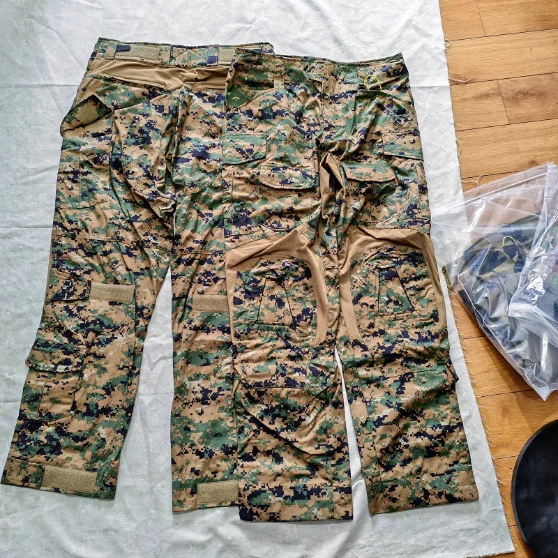 MARPAT Digital Nylon Cotton Brown Stretch Panel G3 Sports Pants