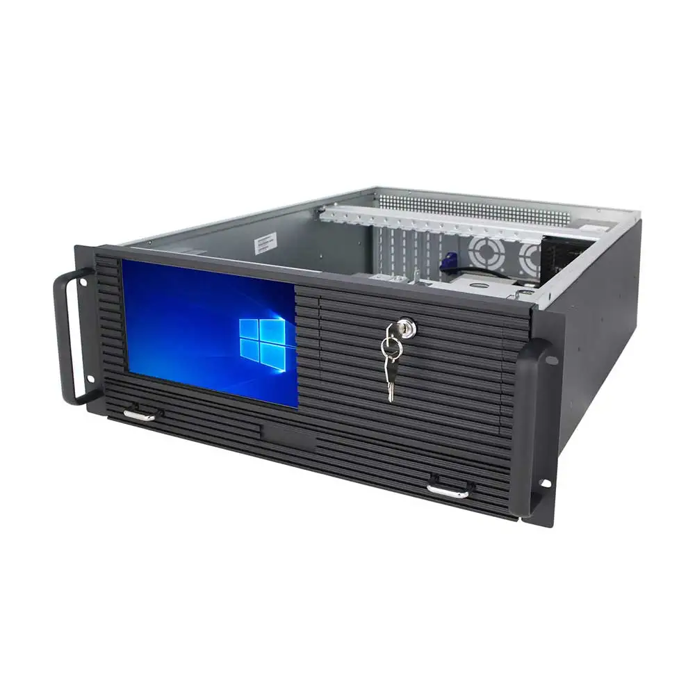 19 inch standard rack mounted 4U industrial all-in-one machine workstation Industrial Chassis empty case