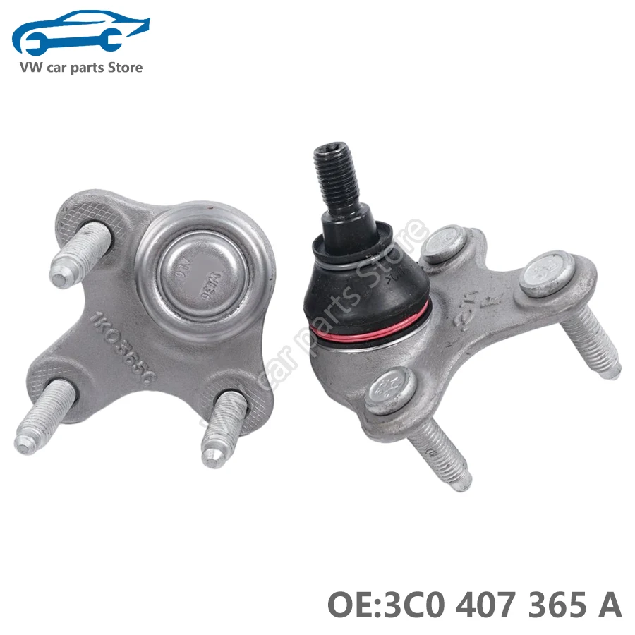 Braço de controle de suspensão Ball Joint, VW Golf, MK6, GTI, Tiguan, Touran, Passat, CC, Scirocco, 1K0407365C, 3C0407365B, 1K0 407365B, 2Pcs