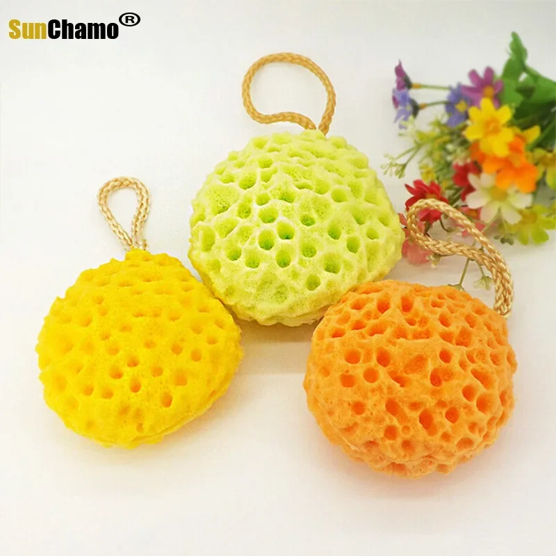 2024 Fashion Baby Kids Bath Brushes Shower Bath Rub Sponge Children Soft Clean Brush Quick Drying Foam Exfoliating Body Cleaning