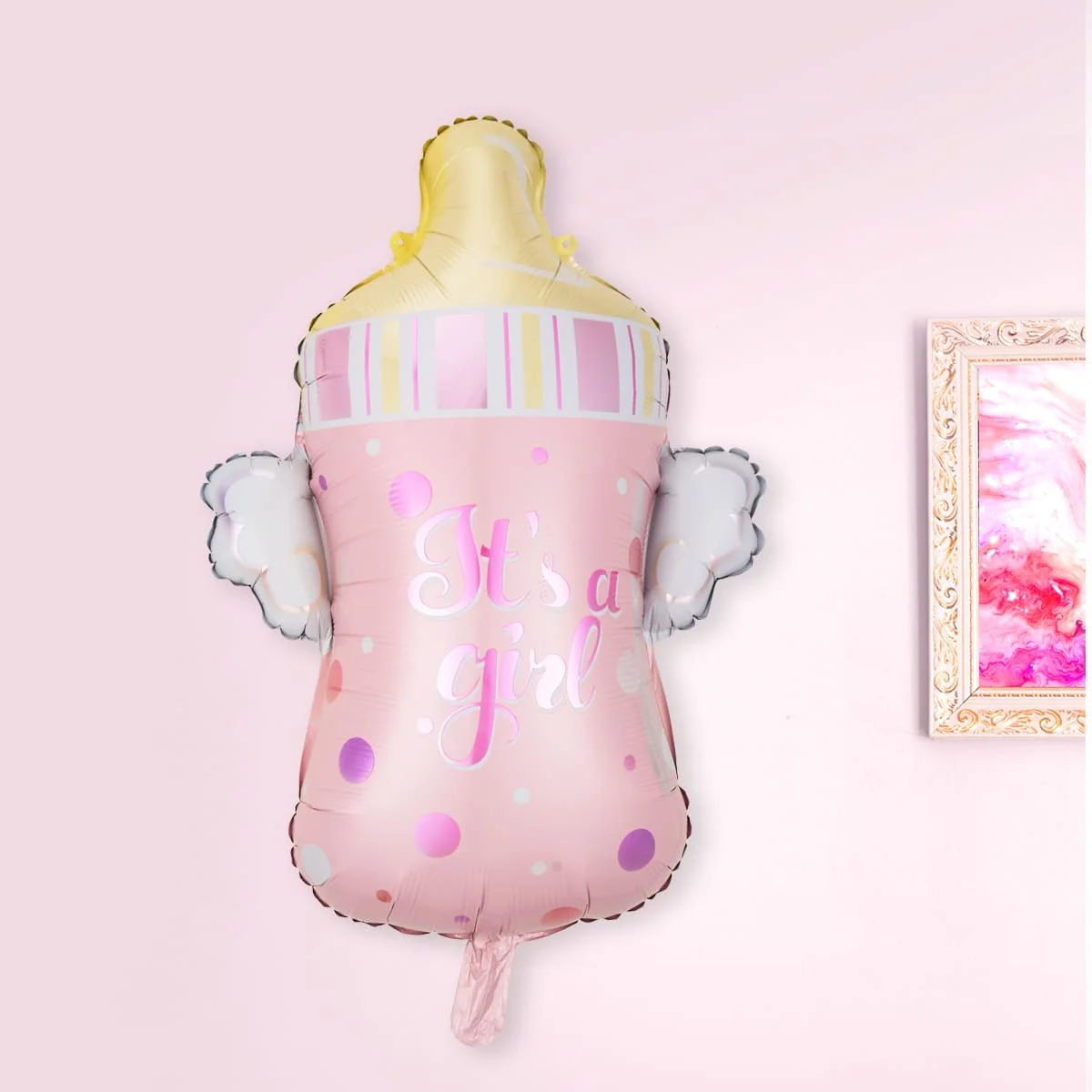 1pcs Pink Blue Bottle Baby Shower Decoration Gender Reveal 1st Birthday Boy Or Girl Party Supplies