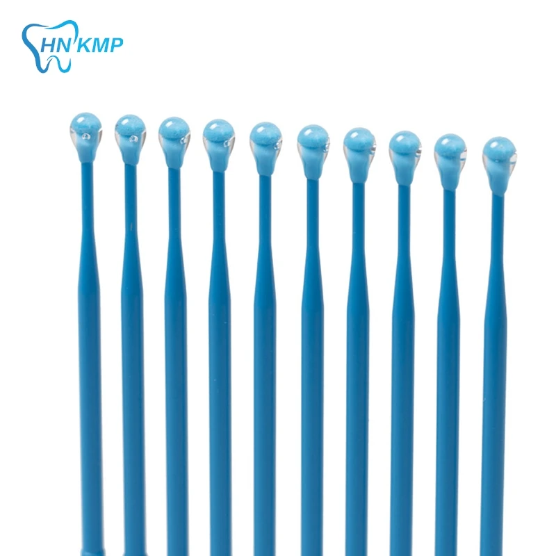 10/20pcs Dental Dentistry Adhesive Tip Applicator Stick Disposable Micro Applicator Brush Stick For Tooth Crown Porcelain Veneer