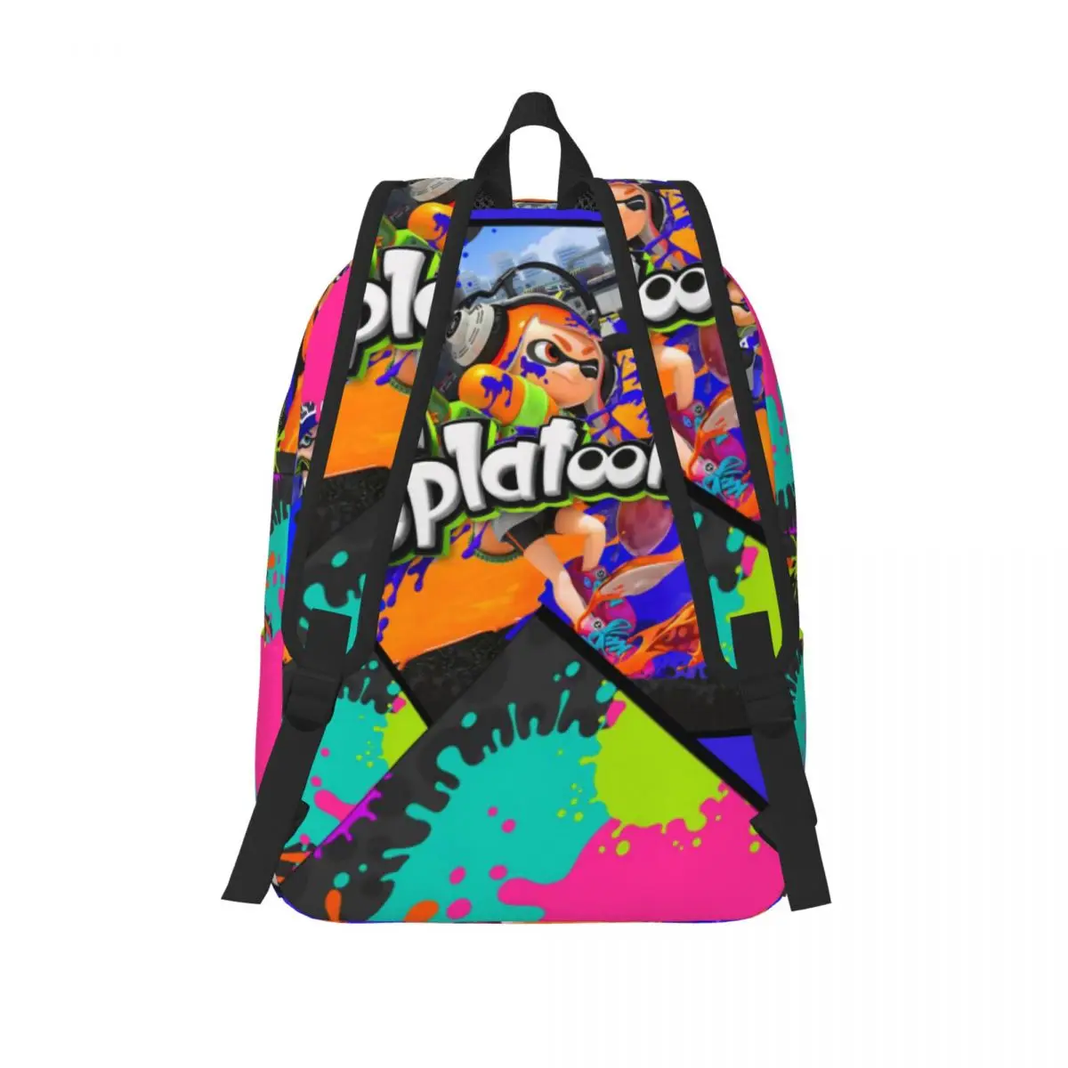 Zaino del fumetto Splatoon per ragazzo ragazza bambini studente scuola Bookbag gioco Graffiti tela Daypack scuola materna borsa primaria regalo