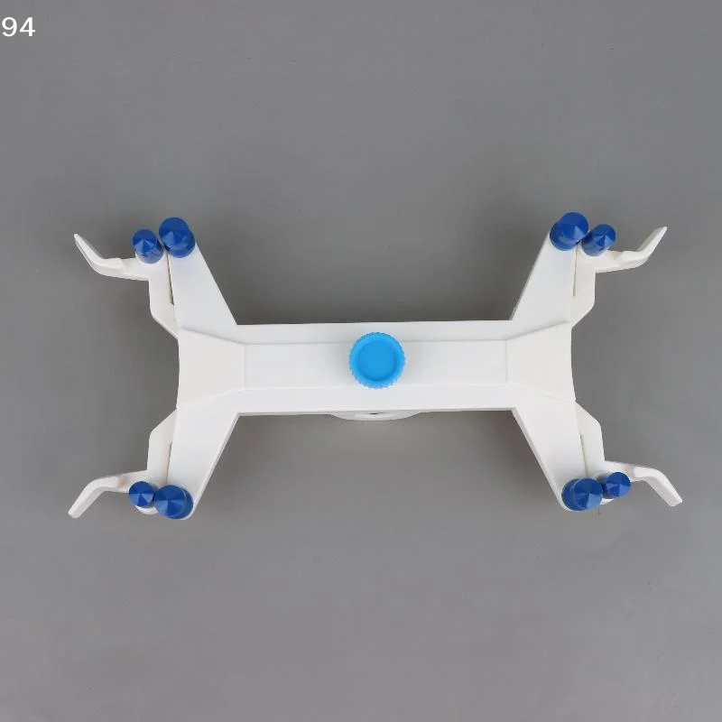 1Pcs Plastic Body Precision Double Burette Clamp For Teaching Labs With Powder Coated Surface And Silicone Covered Spring Grips