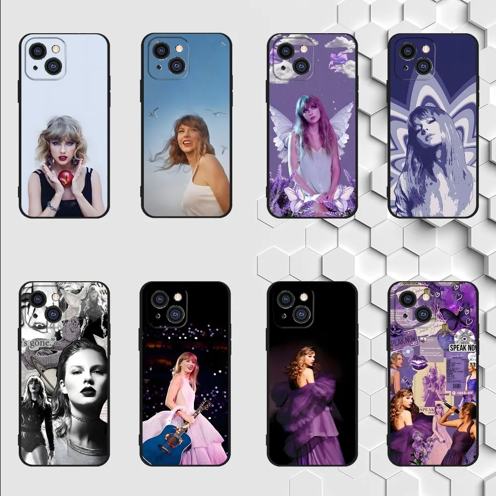 T-TaylorS S-SwiftSS Phone Case For iPhone 15,14,13,12,11 Plus,Pro,Max,XR,XS,X,7,8 Plus,SE,Mini Silicone Soft Cover