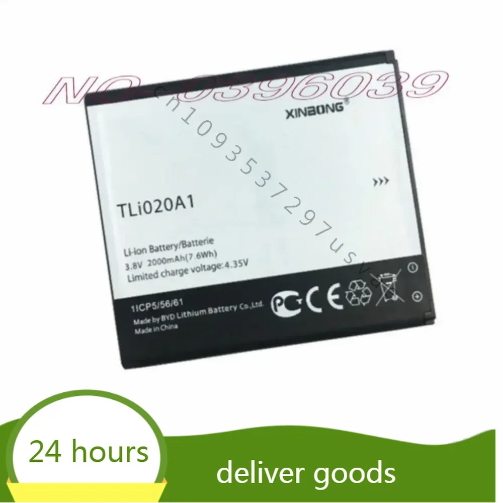 

TLi020A1 2000 мАч 7,6 Втч 3,8 В для Alcatel One Touch Pop 3 (5)/5065D,5065X,5065T,5065J,5065A,5065W,5065N аккумуляторы для смартфонов