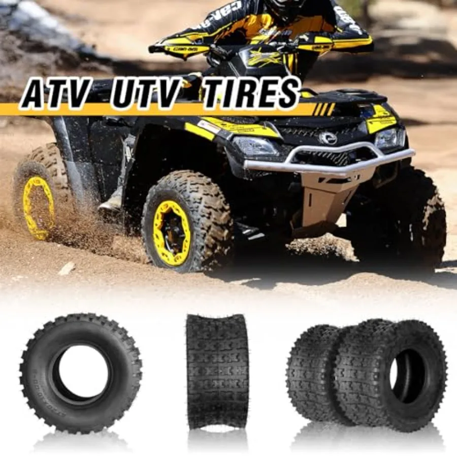 20x109 ATV UTV スポーツタイヤ 20x10x9 オールテレーン チューブレスタイヤ リアタイヤ 4PR 耐荷重範囲B オフロード性能とヘビーデューティー用途向け
