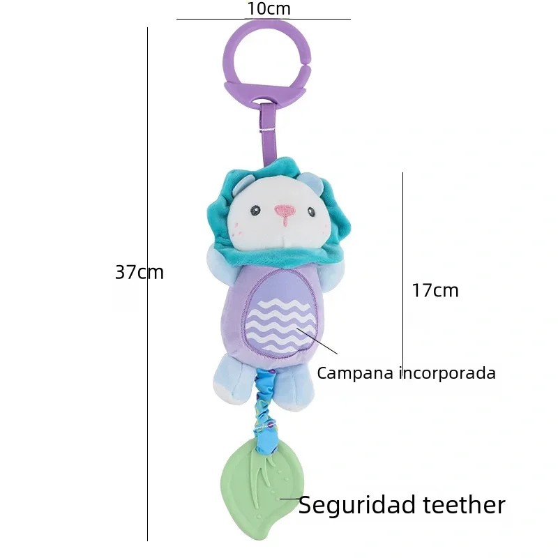 Baru Boneka Lembut Hewan Rattle Pegangan Tangan Mainan Bayi Pengocok Crinkle Berderit Sensorik Aksesori Perjalanan untuk Hadiah Mainan Balita