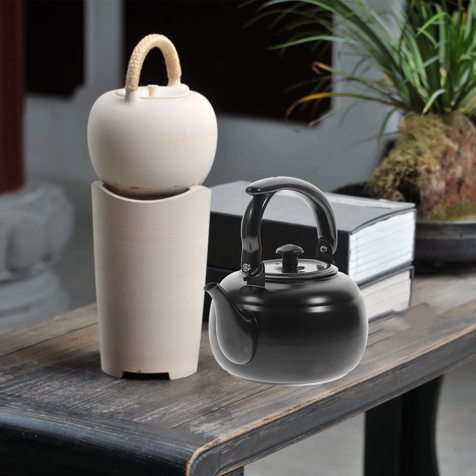 

Sturdy 201 Stainless Steel Teapot Tea Kettle Infuser for Stove Top Vintage Design Protects Pot Life Enjoy Tea Time Reduce Stress