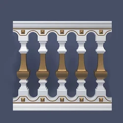 Height 92cm 36.22 inches Square Shape Plastic Concrete Railing Baluster mold for Villa