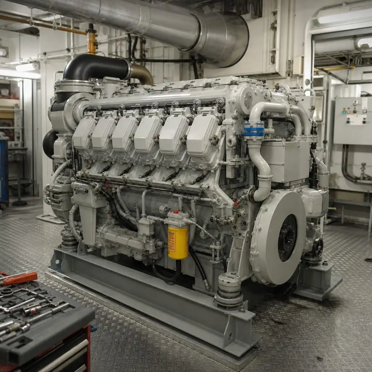 For Weichai WP13C500-18 WP13 500HP 1800RPM 6 Cylinder Water Cooled Inboard Marine Diesel Engine Assembly for Boat