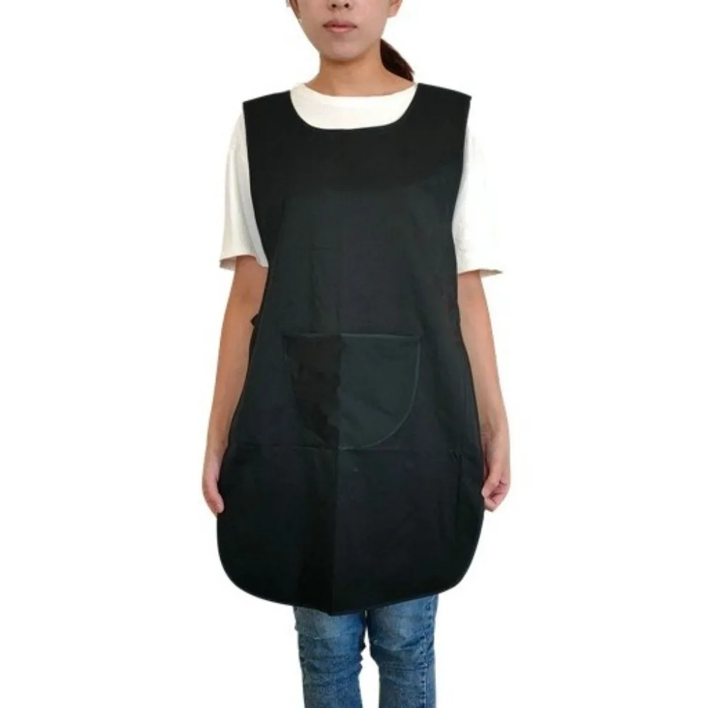 Waterproof Hairdressing Cloak Apron Professional Black Salon Hairstylist Apron Buckle Design Breathable Barber Hair Uniform