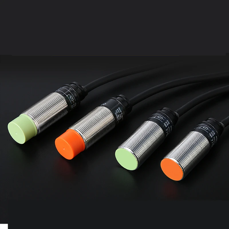 مستشعر مفتاح القرب PR18-5DN 8DN نوع معدني حثي NPN PNP M18 أسطواني مقاوم للماء مضاد للغبار DC12-24V 3 أسلاك #5