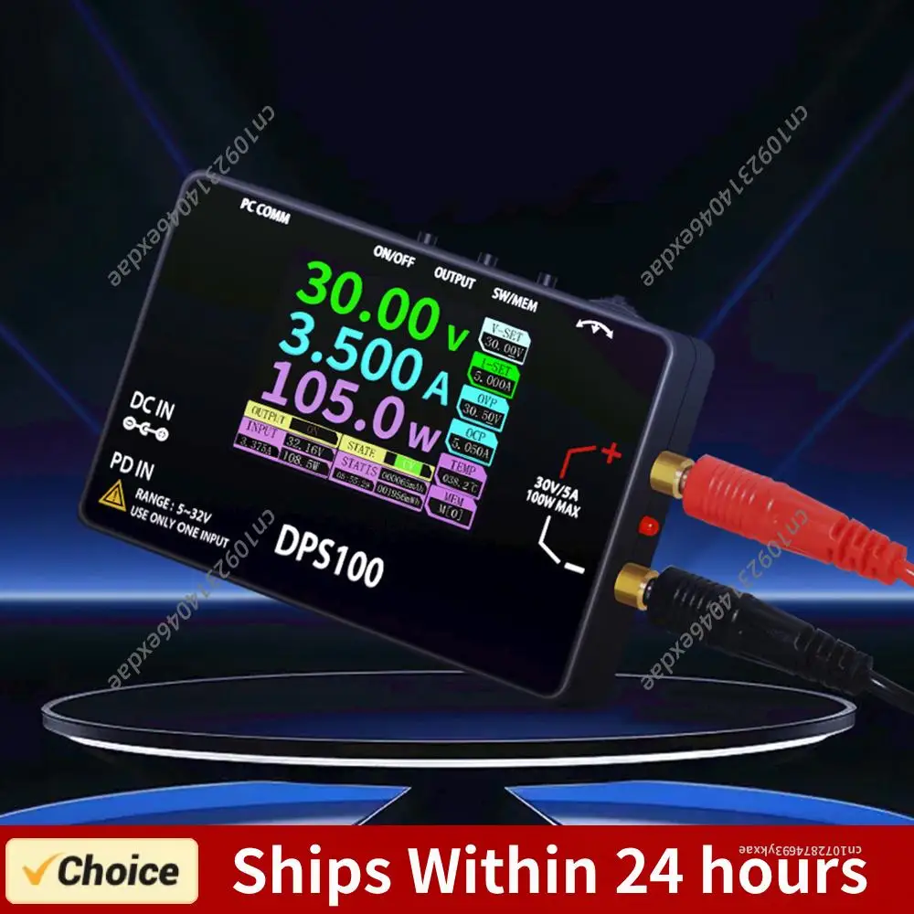 

DPS100 Pocket Laboratory DC Power Supply 30V 5A 100W Max Pocket Size Bench Switching Programmable Voltage Regulator Power Supply