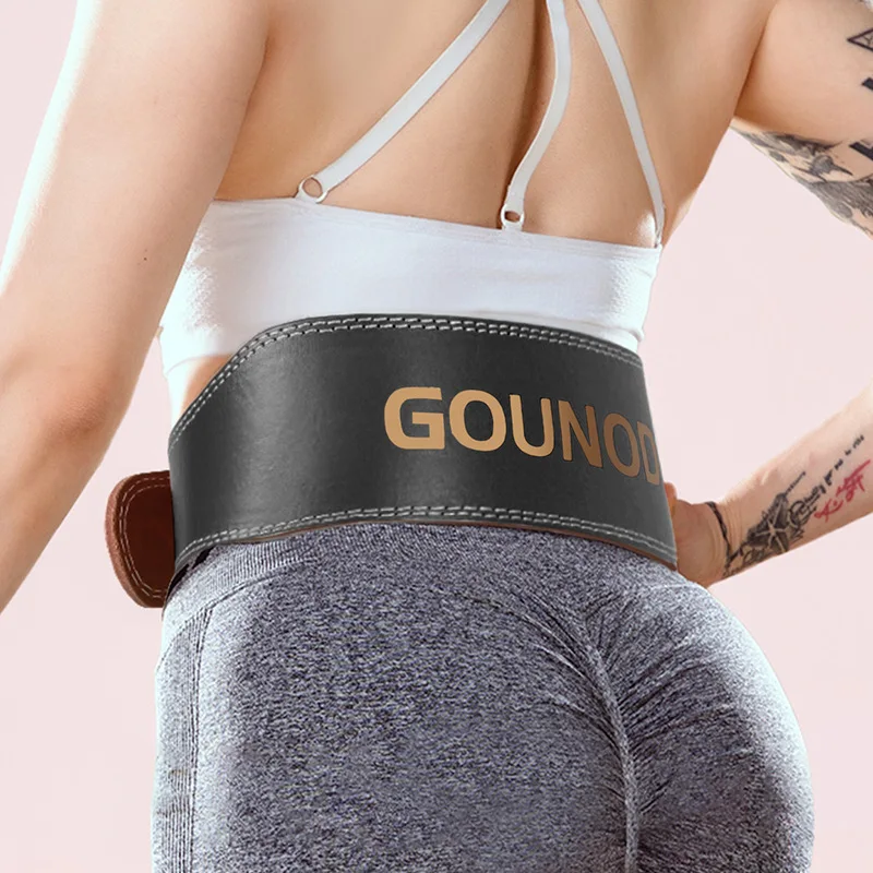 PU Leather Gym Fitness Weightlifting Belt Waist Belts for Squats Dumbbell Training Bodybuilding Lumbar Brace Protector Gym belts