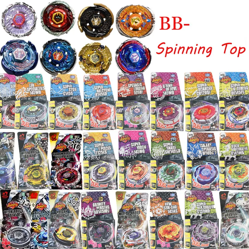 BB28 to BB82 Single Metal Fusion Fury 4D Spinning Tops Toys(random parts) BB43 BB56 BB70 BB82 BB88 BB99