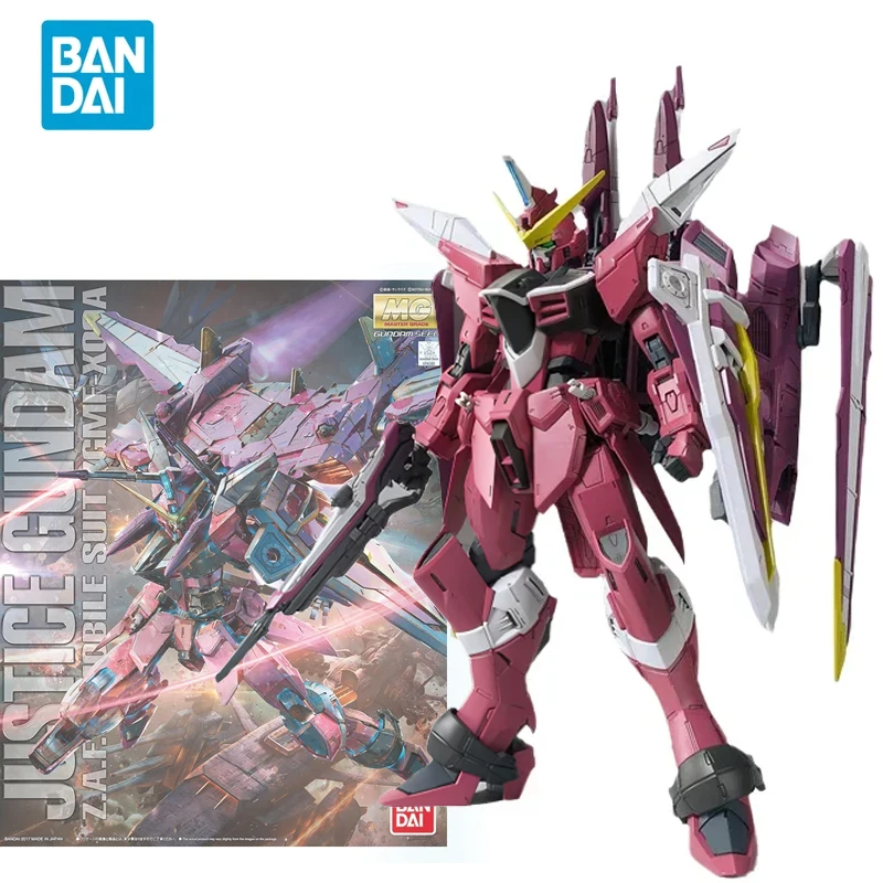 

Bandai оригинальная аниме модель GUNDAM серии MG 1/100 экшн-фигурка юстиции гандама Сборная модель для детей игрушки подарки