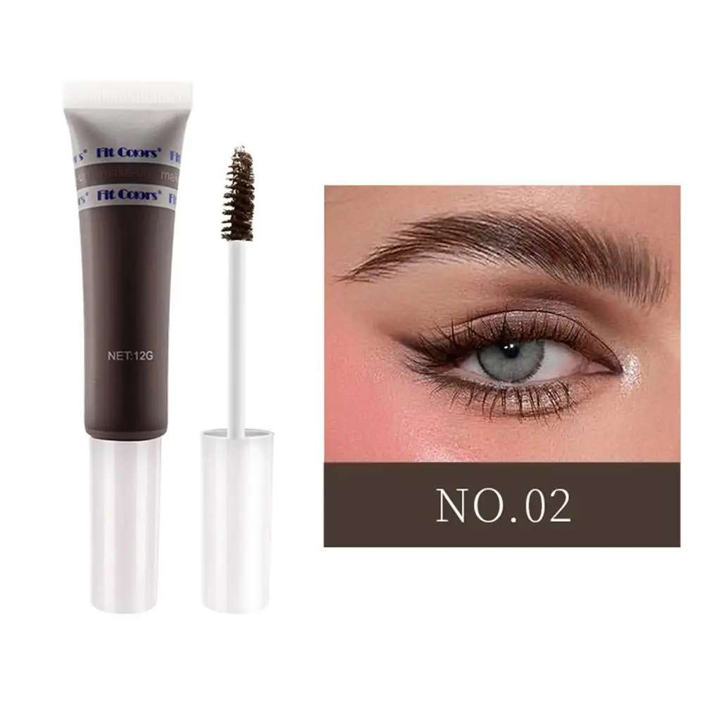 Long-lasting Eyebrow Gel Makeup Semi-permanent Waterproof Dye Tint ColorSweat-proof Film Cream Cosmetics Eyebrow Forming B1W5