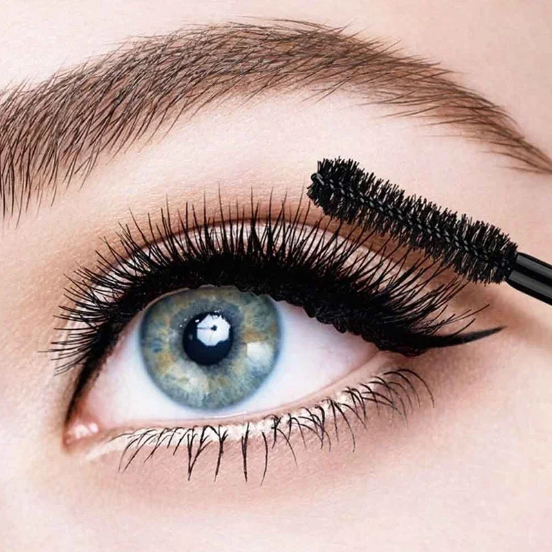 5D New Stereo Mascara Blue Colors Waterproof Long Lasting Curling Silk Fiber Eyelashes Extension Makeup White Eye Lash Cosmetics