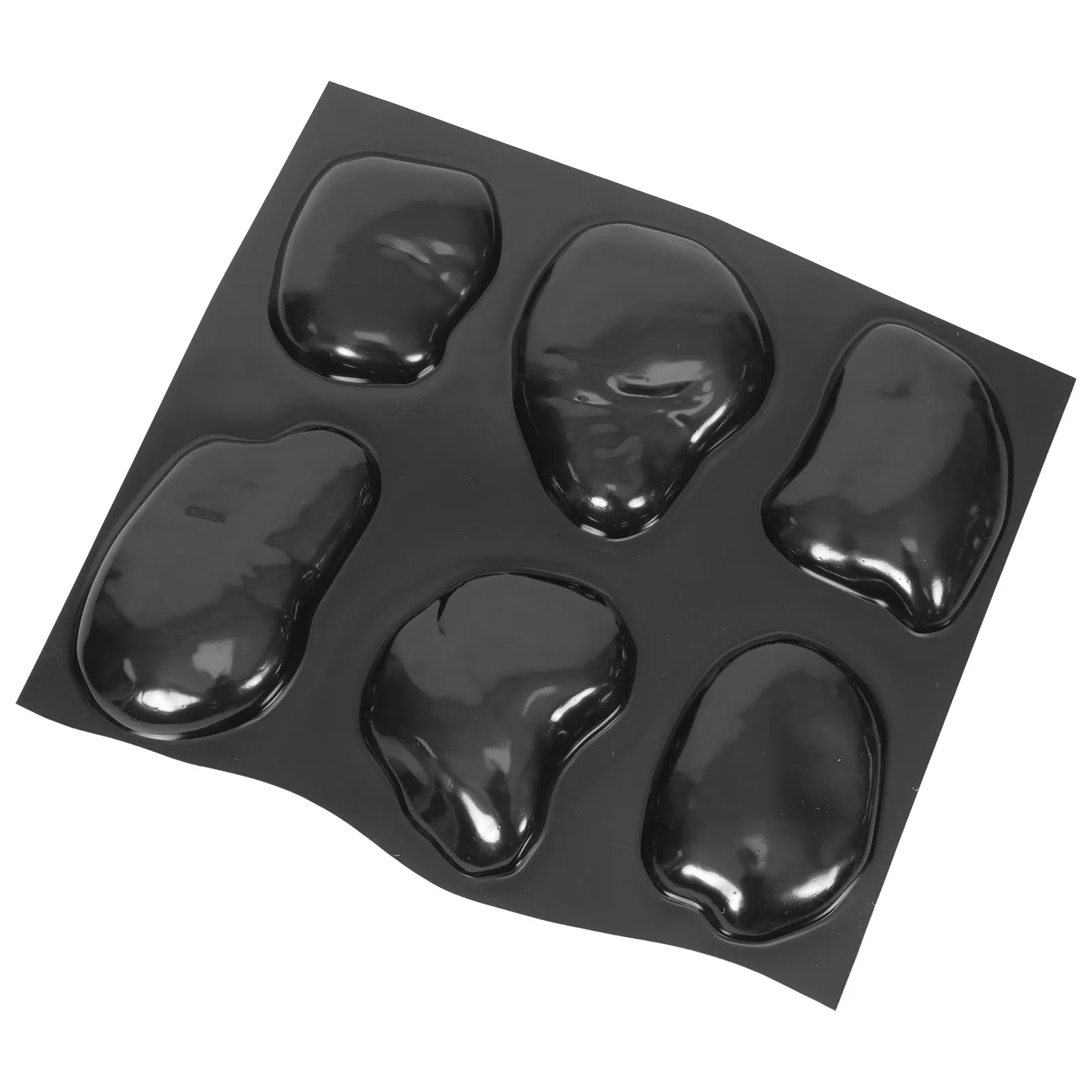 

Pebble Mold 6 Large Stones Concrete Making Molds for Cement Walkways Cobblestone Reusable Patio Paving Garden Decorative Stones