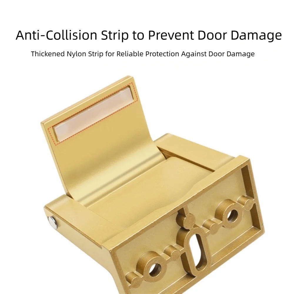 Secure Heavy Duty Door Lock Aluminum Material Reinforcement Design Door Bolt Door Latch For Hotel