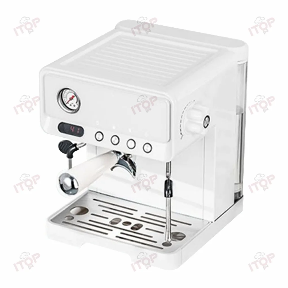 Portable Semi-automatic 15 Bar Household Latte Cappuccino Maker Milk Frother Steam Espresso Coffee Machines