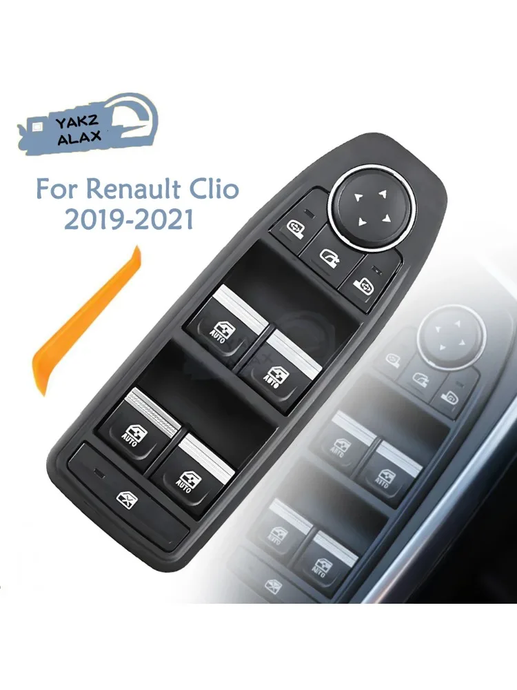 Interrupteur de commande de fenêtre pour Renault Clio 2019 2020 2021 254015831R 25401-5831R, bouton de commande de régulateur de verre avant gauche